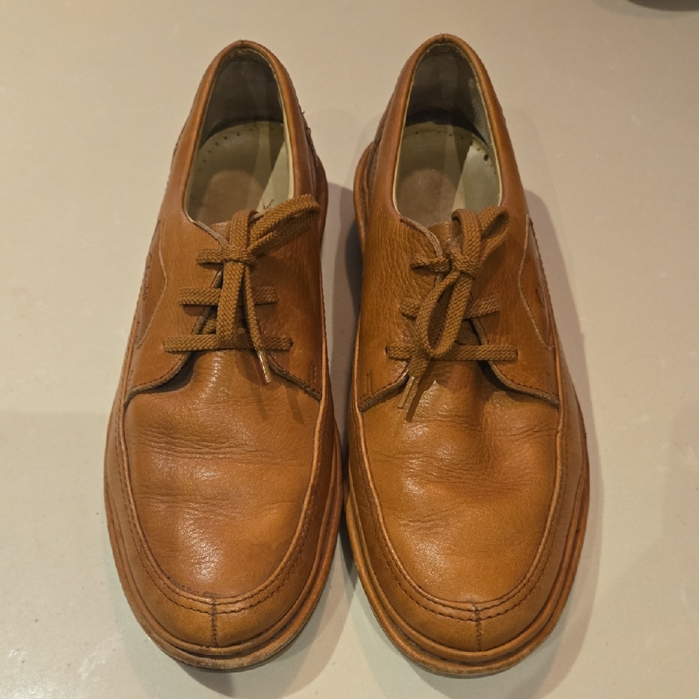 Men's Tan Leather Shoes